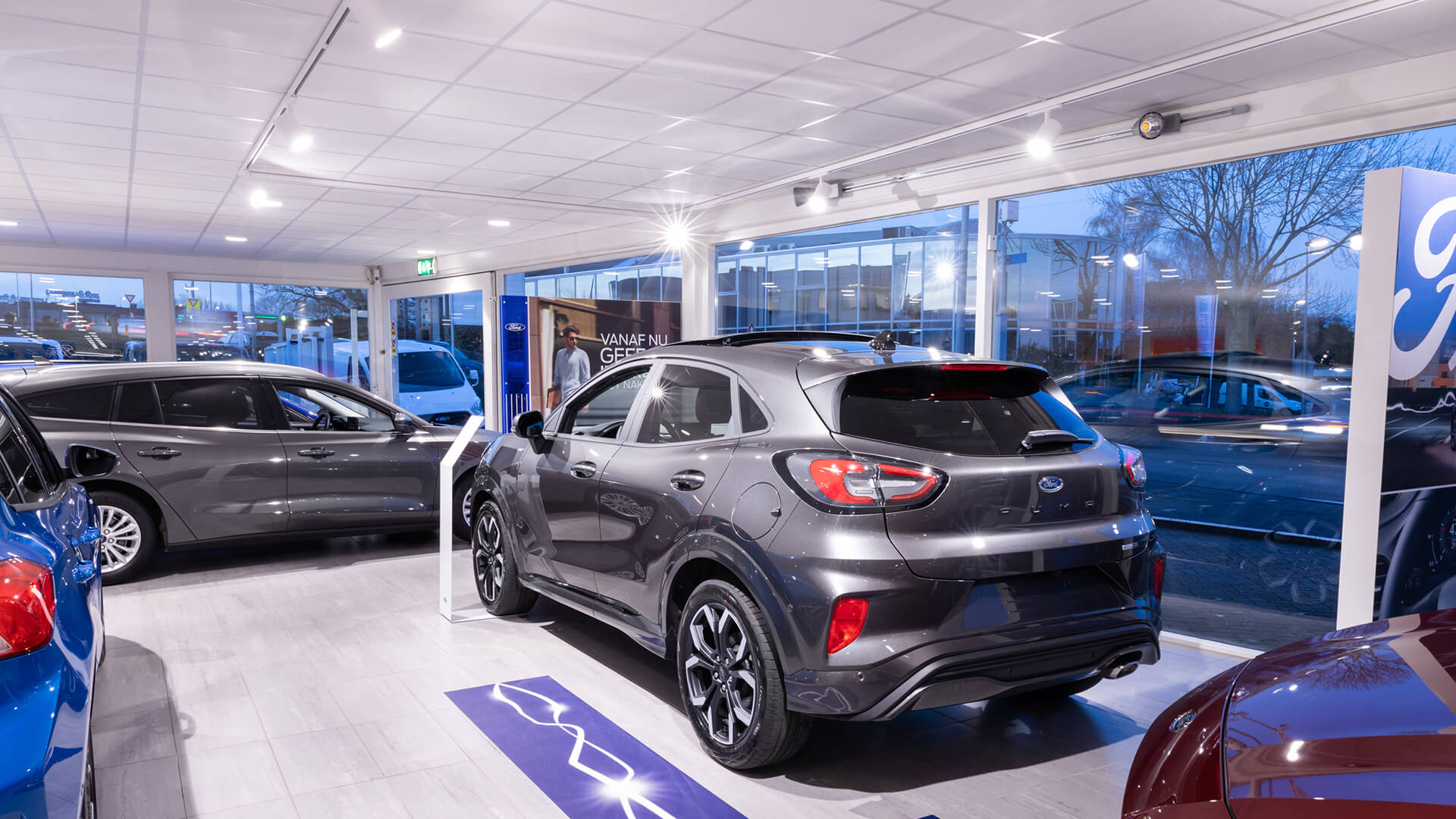 Internova showroom auto's